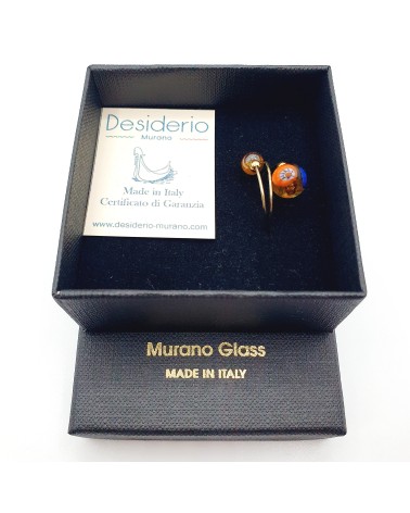Bague Sublime en verre de Murano made in Italie Bijoux Murano
