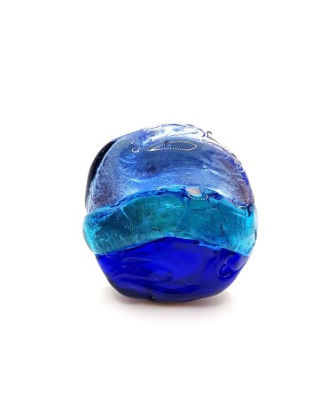 Bague ronde verre Murano collection vague bijoux fait à la main