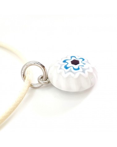 Pendentif murrine en verre de Murano bijoux fantaisies verre de Murano