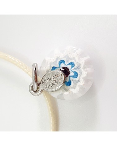 Pendentif murrine en verre de Murano bijoux fantaisies verre de Murano