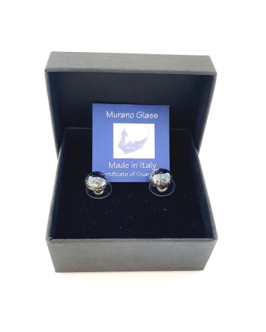 Boucles d'oreilles demi perle bijoux fantaisies made in Italie