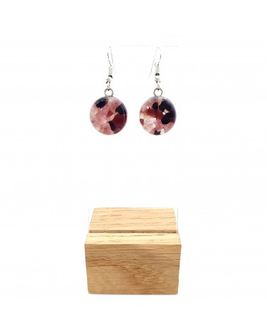 Grandes boucles d'oreilles ronde en verre de Murano bijoux fantaisies fait à la main Bijoux Murano Bijoux Murano