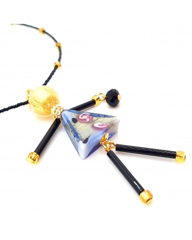 Collier Murano Conteria poupée bijoux fantaisies made in Italie Bijoux Murano