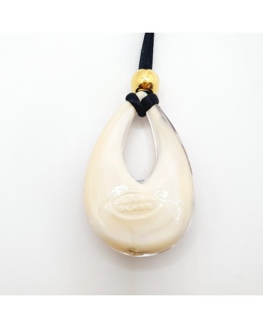 pendentif goutte verre Murano bijoux made in Italie