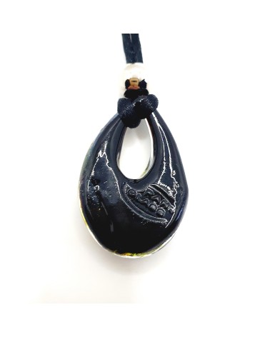 Pendentif Persia en verre de Murano bijoux fantaisie made in Italie