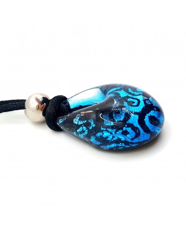 Pendentif Persia en verre de Murano bijoux fantaisie made in Italie