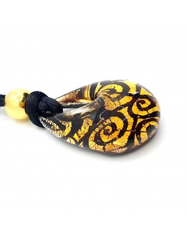 Pendentif Persia en verre de Murano bijoux fantaisie made in Italie