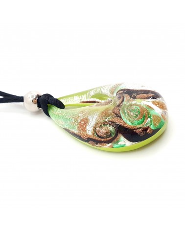 Pendentif Goutte Murano  bijoux fantaisie made in Italie