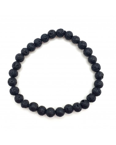 Bracelet en lave volcan Sicile bijoux fantaisies made in Italie