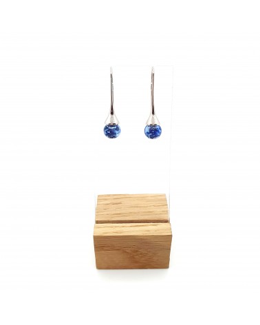 Boucles d'oreilles Campanella bleu bijoux fantaisies