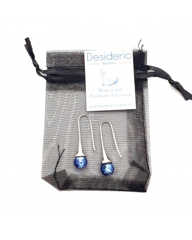 Boucles d'oreilles Campanella bleu bijoux fantaisies