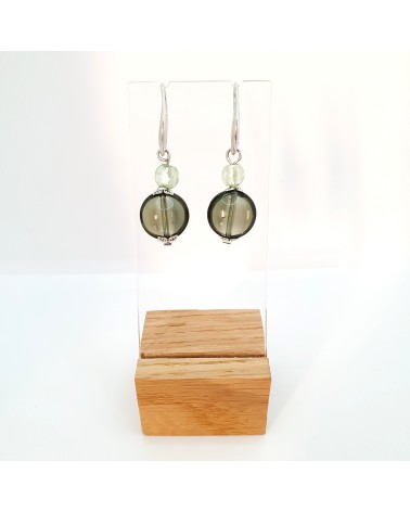boucles d'oreilles Acqua-bella en verre de Murano  artisans italiens fait à la main