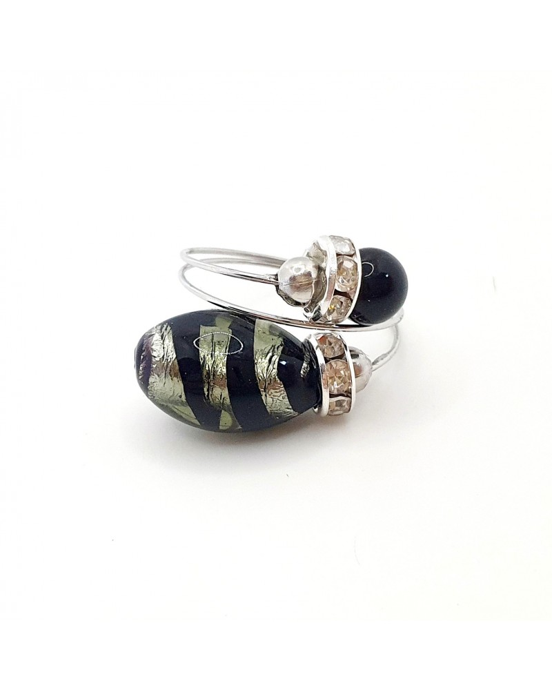 Grande bague Sublime en verre de Murano made in Italie