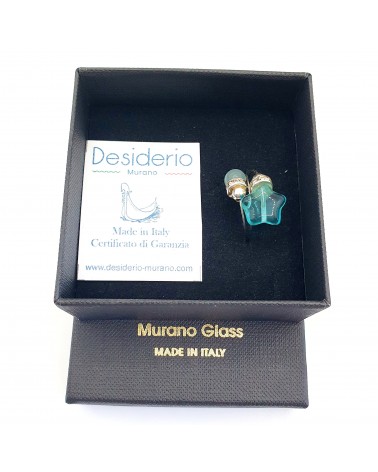 Grande bague Sublime en verre de Murano made in Italie