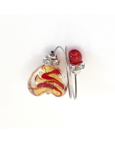 Grande bague Sublime en verre de Murano made in Italie