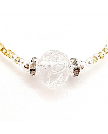 Bracelet conteria Gomitolo en verre de Murano créateurs italiens