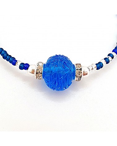 Bracelet conteria Gomitolo en verre de Murano créateurs italiens