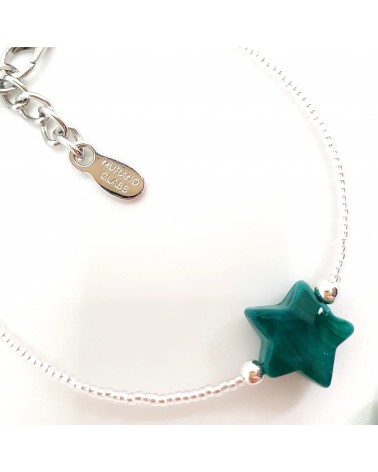 Parure Stella en verre de Murano  artisans italiens fait à la main