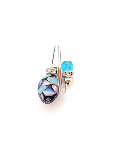 Grande bague Sublime en verre de Murano made in Italie