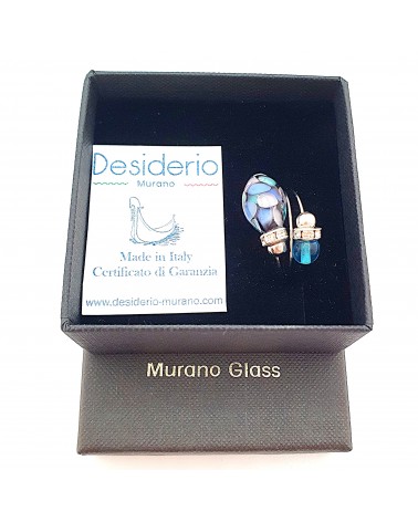 Grande bague Sublime en verre de Murano made in Italie
