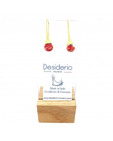 Boucles d'oreilles Campanella bleu marine bijoux fantaisies