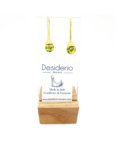 Boucles d'oreilles Campanella bleu marine bijoux fantaisies