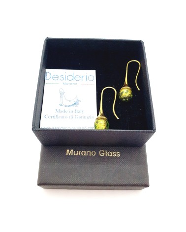 Boucles d'oreilles Campanella bleu marine bijoux fantaisies