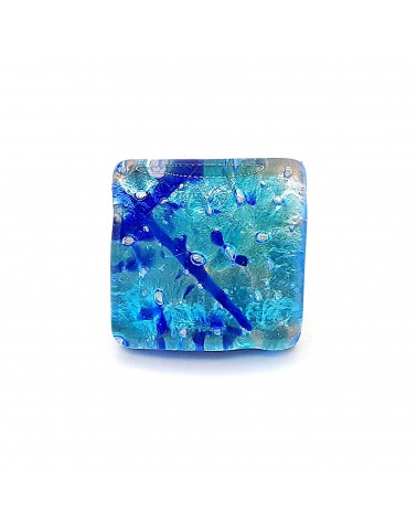 Bague carré verre Murano bijoux fantaisies made in Italie