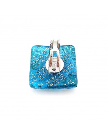 Bague carré verre Murano bijoux fantaisies made in Italie