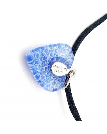 Pendentif Murano Cœur murrine bijoux  fait à la main made in Italie