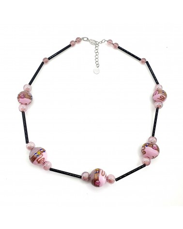 Collier Fiori en verre de Murano made in Italie