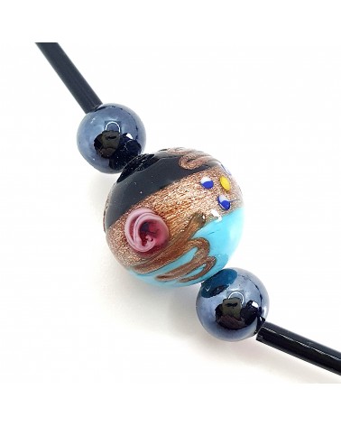 Collier Fiori en verre de Murano made in Italie