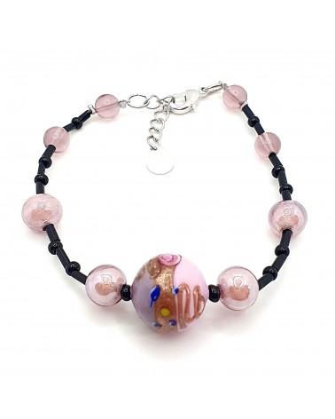 Bracelet Fiori en verre de Murano made in Italie