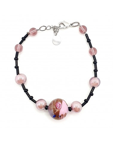 Bracelet Fiori en verre de Murano made in Italie