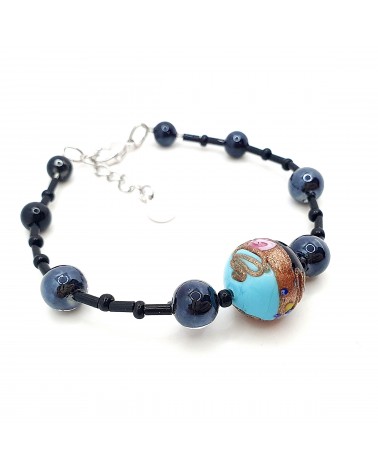 Bracelet Fiori en verre de Murano made in Italie