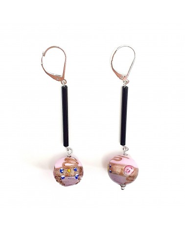 Boucles d'oreilles Fiori en verre de Murano made in Italie