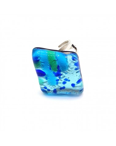 Bague atipico en verre de Murano bijoux fantaisies artisans italiens