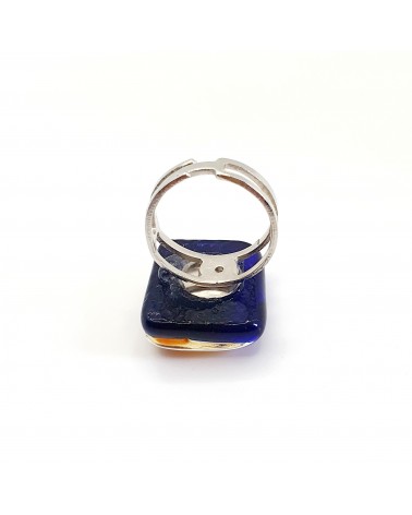 Bague atipico en verre de Murano bijoux fantaisies artisans italiens
