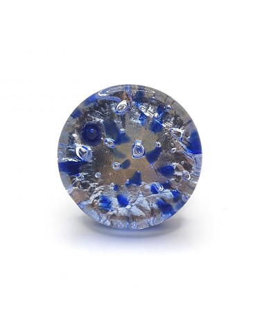 Bague ronde verre Murano bijoux fantaisies made in Italie