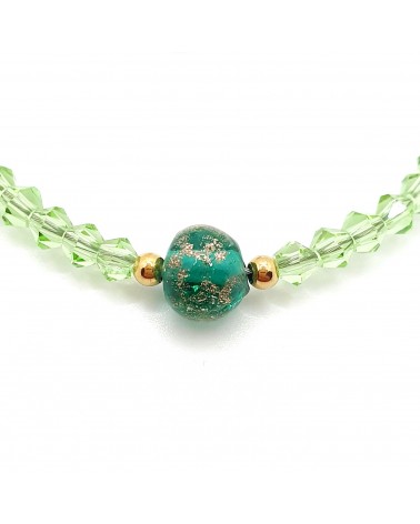 Bracelet cristalli bicono en verre de Murano créateurs italiens