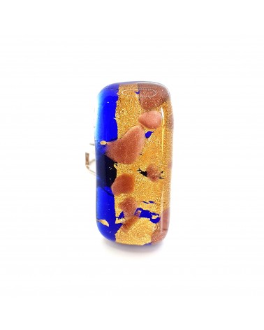 Bague atipico en verre de Murano bijoux fantaisies artisans italiens