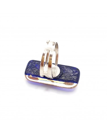 Bague atipico en verre de Murano bijoux fantaisies artisans italiens
