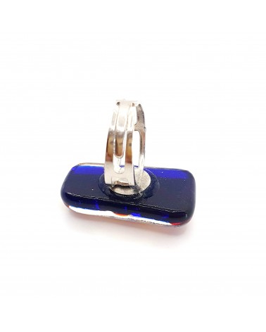 Bague atipico en verre de Murano bijoux fantaisies artisans italiens
