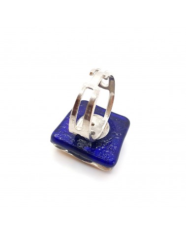 Bague atipico en verre de Murano bijoux fantaisies artisans italiens