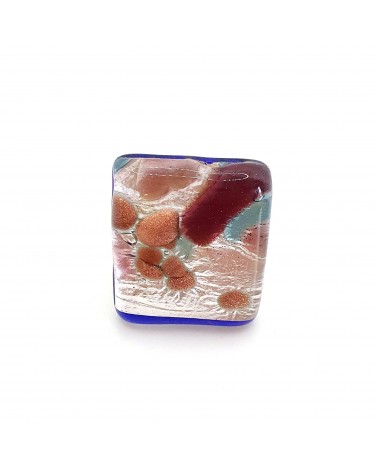 Bague atipico en verre de Murano et murrine bijoux fantaisies artisans italiens