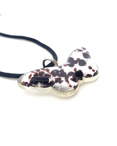 Pendentif Murano papillon bijoux  fait à la main made in Italie