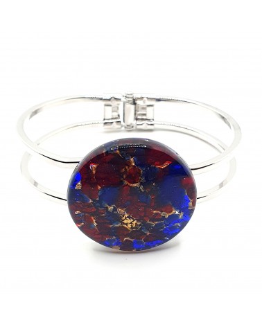Bracelet vintage en verre de Murano multicolore bijoux fantaisies