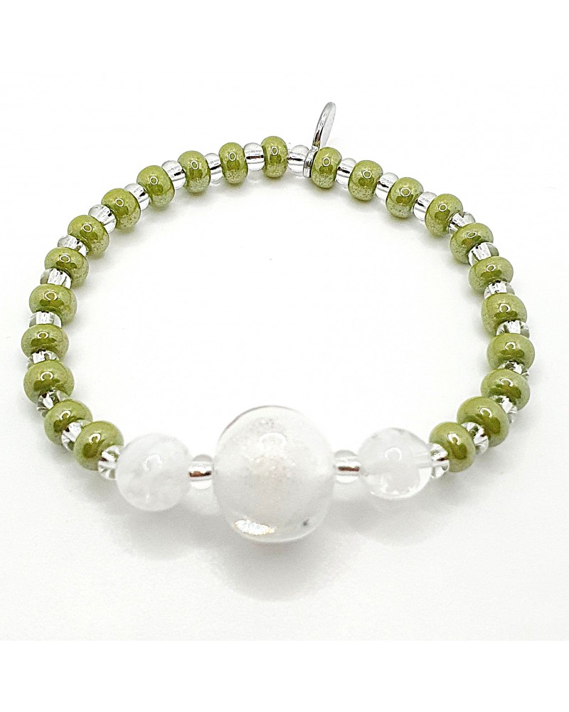 Bracelet young en verre de Murano made in Italie