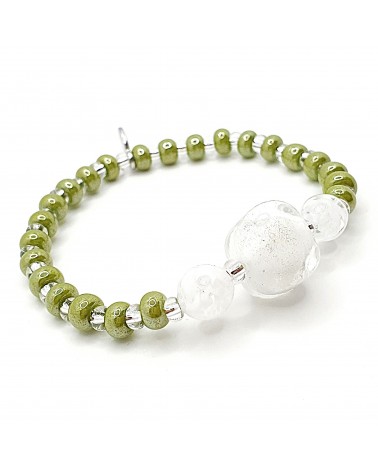 Bracelet young en verre de Murano made in Italie