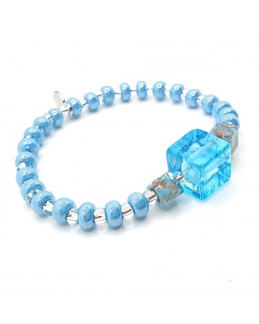 Bracelet young en verre de Murano made in Italie